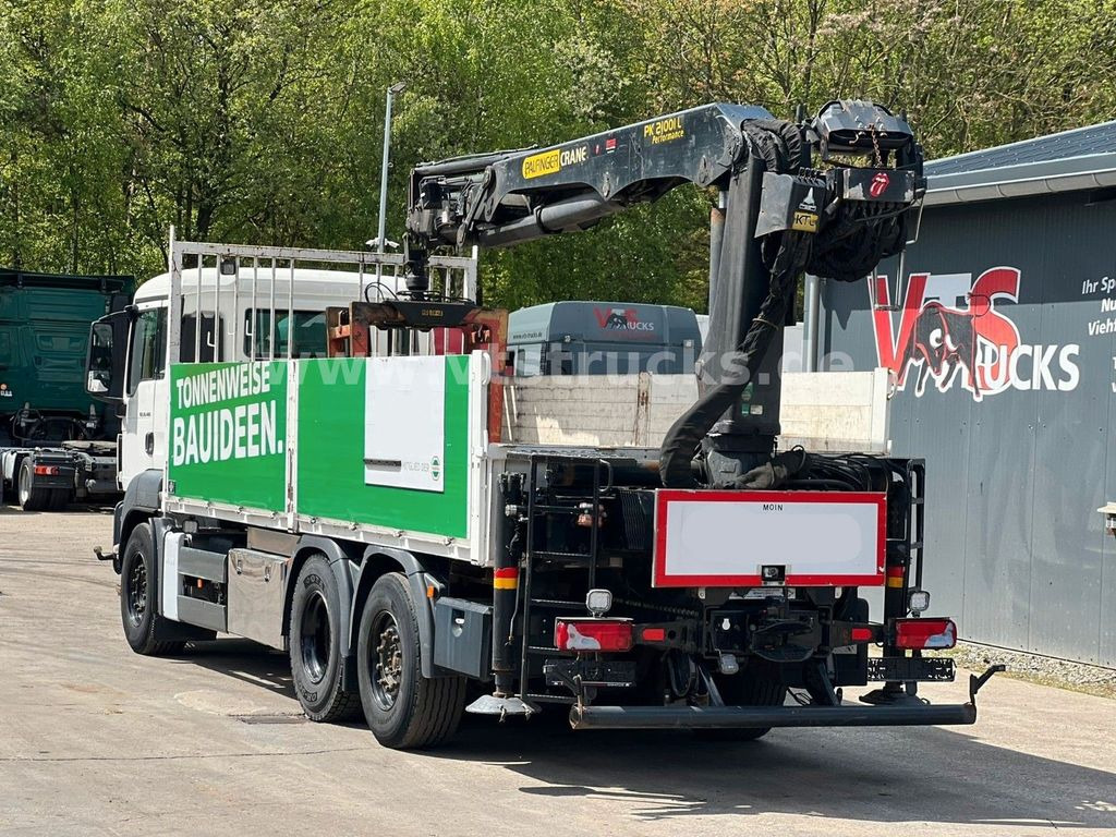 Camion plateau, Camion grue MAN TGS 26.400 6x2 Pritsche+Palfinger Kran Baustoff: photos 4