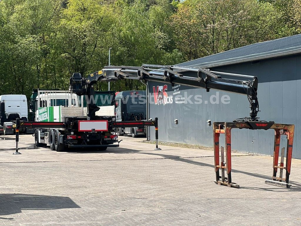 Camion plateau, Camion grue MAN TGS 26.400 6x2 Pritsche+Palfinger Kran Baustoff: photos 7