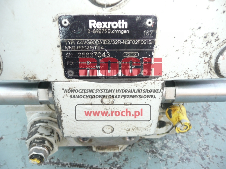 Pompe hydraulique REXROTH A4VG90DA1D2/32R-NSF02F021SH: photos 2