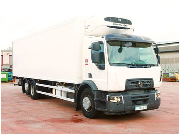 Camion frigorifique Renault 26.320 D KUHLKOFFER THERMOKING MT T1200 6X2 A/C: photos 2