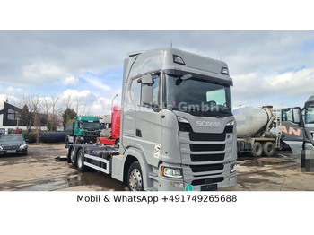 Camion porte-conteneur/ Caisse mobile SCANIA S 450