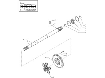 Disque d'embrayage NEW HOLLAND