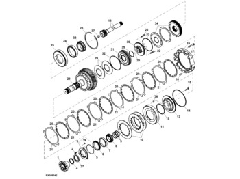 Disque d'embrayage JOHN DEERE