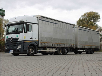 Camion à rideaux coulissants MERCEDES-BENZ Actros 2542