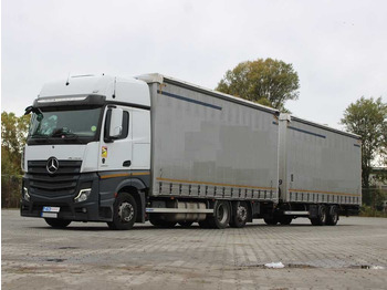 Camion à rideaux coulissants MERCEDES-BENZ Actros 2542