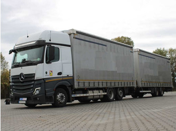 Camion à rideaux coulissants MERCEDES-BENZ Actros 2542