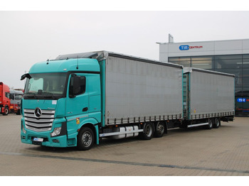 Camion à rideaux coulissants MERCEDES-BENZ Actros 2542