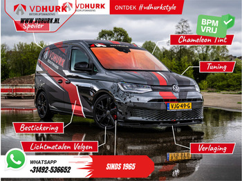 Fourgon utilitaire Volkswagen Caddy Cargo Maxi 2.0 TDI Black Edition 125 pk DSG Aut. BPM VRIJ! Ready2Go Leder/ Adapt. Cruise/ Virtual Cockpit/ Standkachel/ LED/ Stoelverw./ Na: photos 4