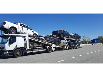 Camion porte-voitures RENAULT Premium 450