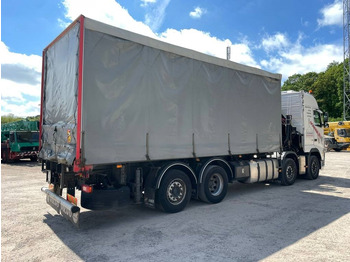 Camion à rideaux coulissants, Camion grue Volvo FH 460: photos 3