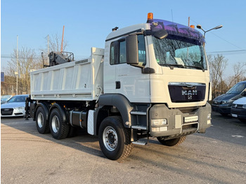 Camion benne MAN TGS 26.400 Kipper mit Kran Jonsered 6x4: photos 2