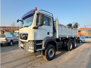 Camion benne MAN TGS 26.400 Kipper mit Kran Jonsered 6x4: photos 3