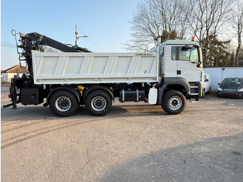 Camion benne MAN TGS 26.400 Kipper mit Kran Jonsered 6x4: photos 5