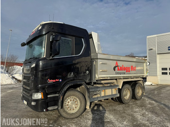 Camion benne 2018 Scania R 730 V8, EURO 6, 6X4, GODT VEDLIKEHOLDT OG NYLIG EU-GODKJENT: photos 3