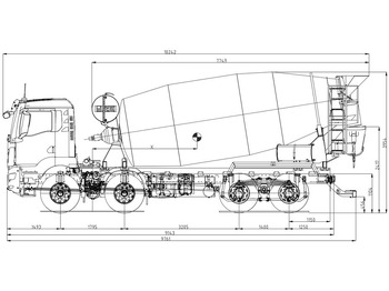 Camion malaxeur MAN TGS