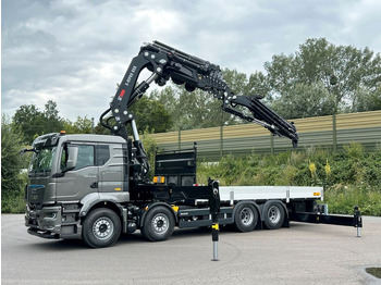 Camion grue, Camion plateau neuf MAN TGS 35.520 8x4 BL HIAB X-HiPro858E-8 & Jib150x-6: photos 3