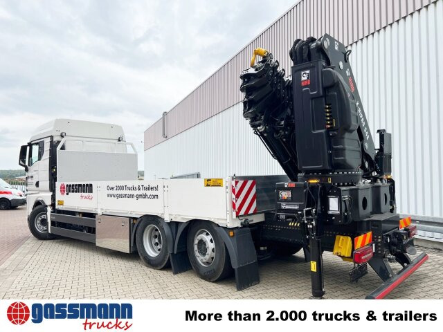 Camion plateau, Camion grue neuf MAN TGX 26.510 6x2-4 LL, Kran Hiab X-HiPro 548 E-8,: photos 15