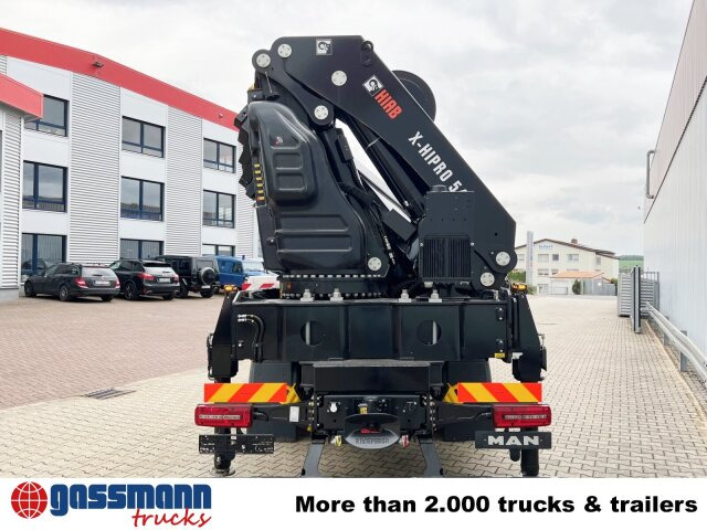 Camion plateau, Camion grue neuf MAN TGX 26.510 6x2-4 LL, Kran Hiab X-HiPro 548 E-8,: photos 14