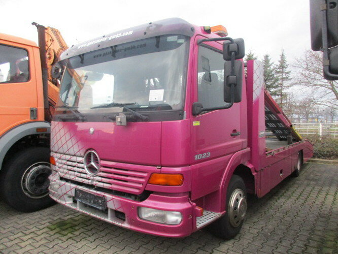 Camion porte-voitures Mercedes-Benz Atego 817L 4x2 Atego 817L   4x2, Autotransporter,  2x VORHANDEN!: photos 9