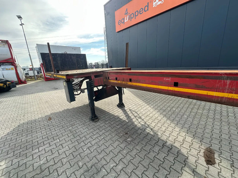 Semi-remorque plateau Nooteboom OVB-65-04, 65TKG extendable (2x 770cm) trailer, 4x hydraulic steeringaxles, Belgium- trailer: photos 20