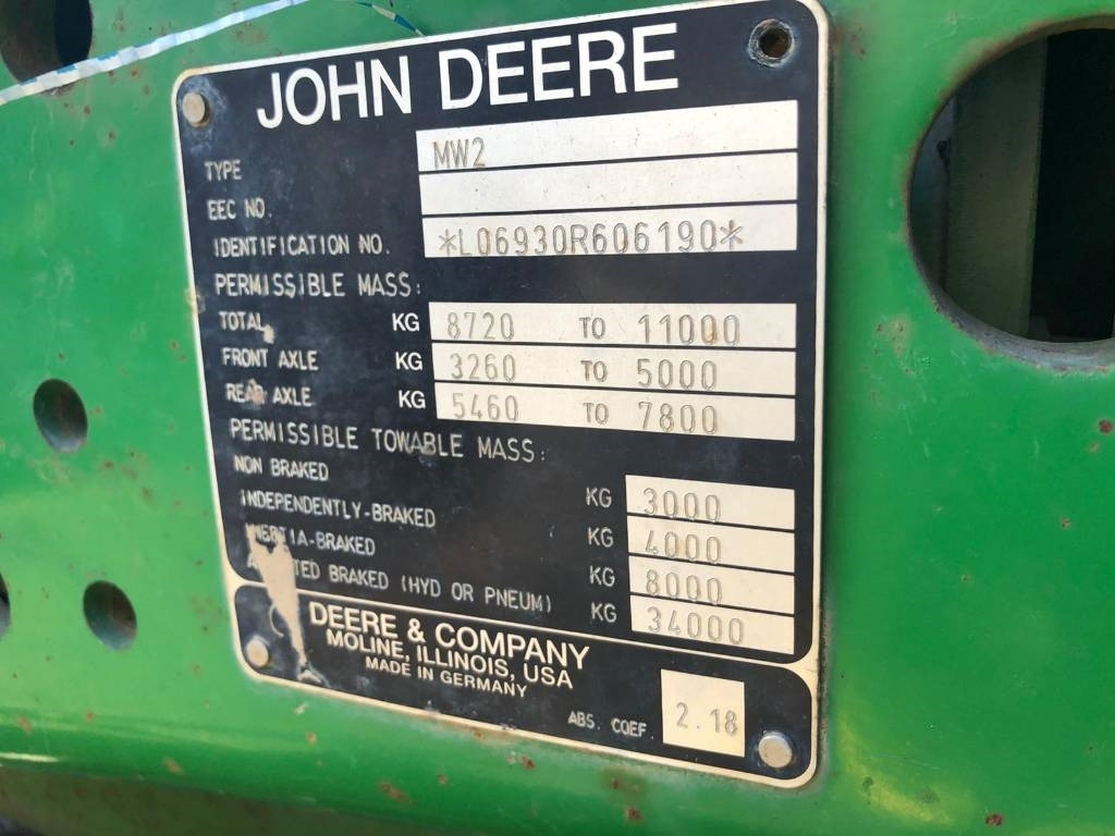 Crédit-bail de John Deere For Parts 6530  John Deere For Parts 6530: photos 6