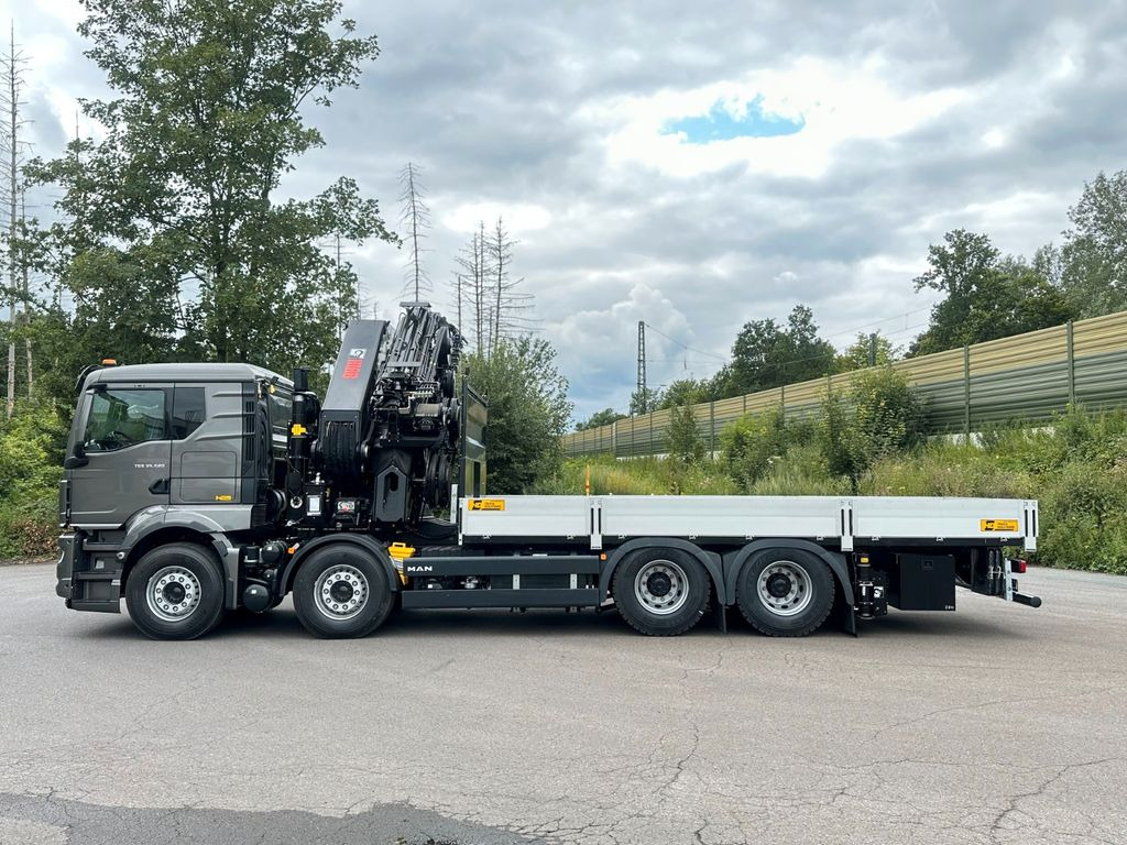 Camion grue, Camion plateau neuf MAN TGS 35.520 8x4 BL HIAB X-HiPro858E-8 & Jib150x-6: photos 13