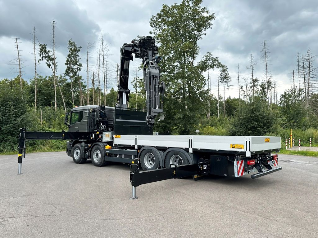 Camion grue, Camion plateau neuf MAN TGS 35.520 8x4 BL HIAB X-HiPro858E-8 & Jib150x-6: photos 6