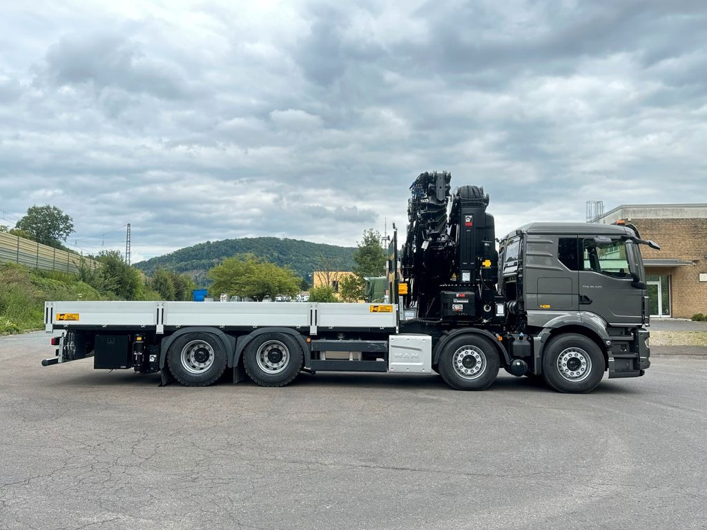 Camion grue, Camion plateau neuf MAN TGS 35.520 8x4 BL HIAB X-HiPro858E-8 & Jib150x-6: photos 16