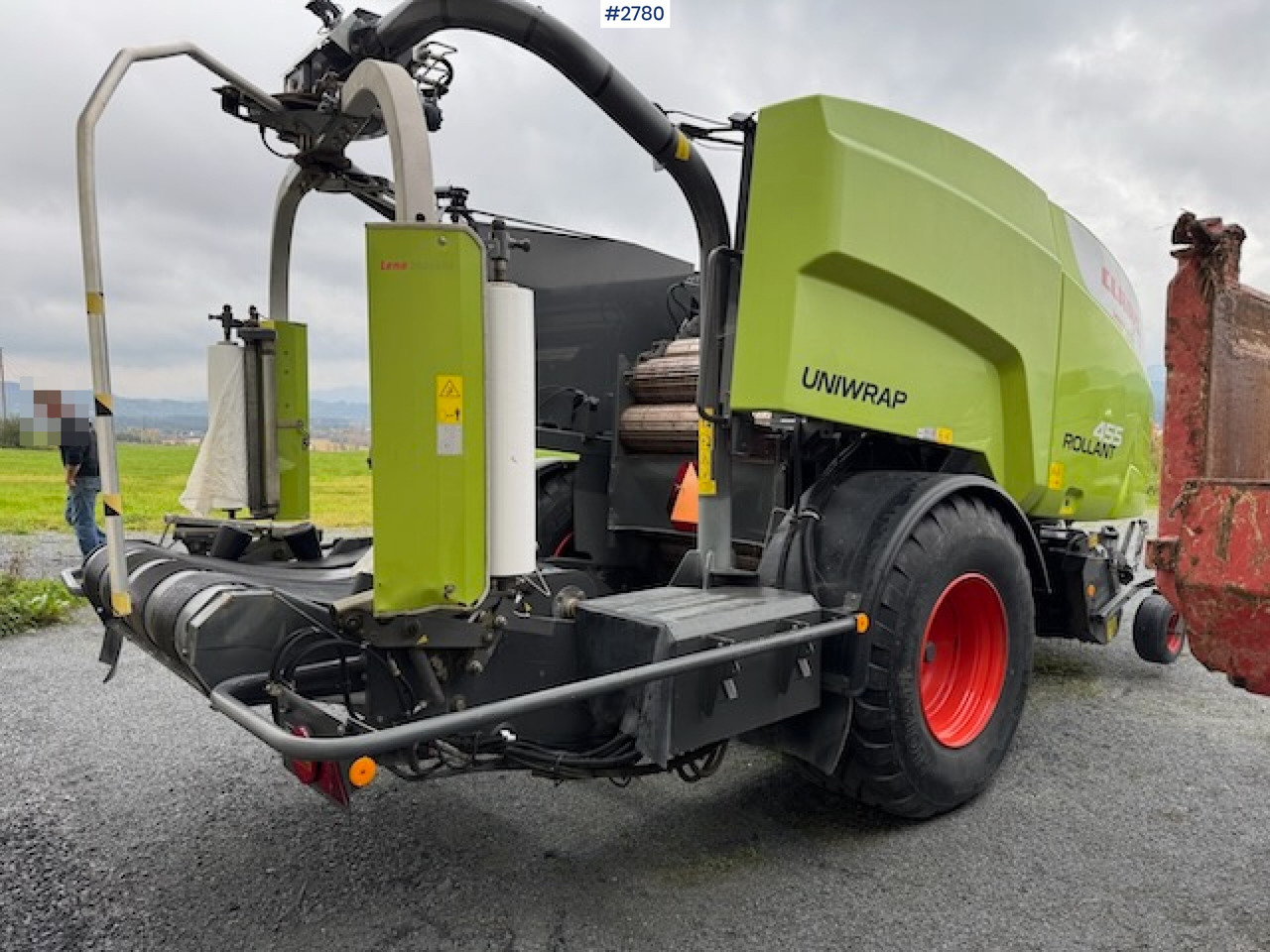 Matériel de fenaison 2016 Claas 455 Rollant Uniwrap round baler: photos 7