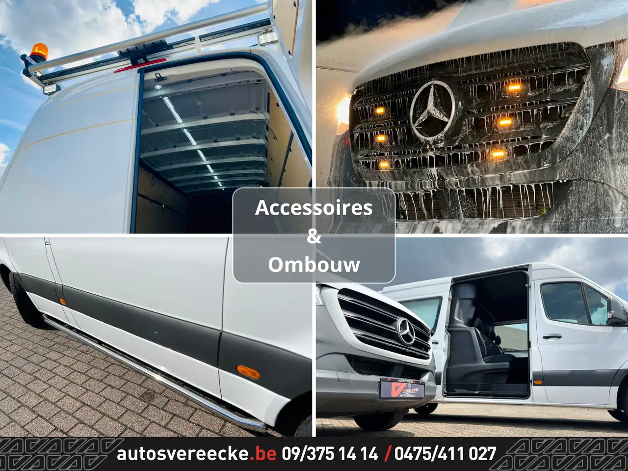 Fourgon utilitaire Mercedes-Benz Sprinter 317 L3H2 (38.250ex) 3.5T SLEEP|CARPLAY|CAMERA|PTS: photos 11