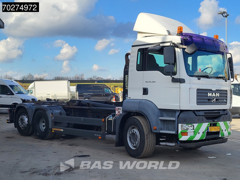 Camion ampliroll MAN TGA 26.360 6X2 NL-Truck Hiab Type XR21Z61 Lift+Lenkachse Euro 5: photos 20