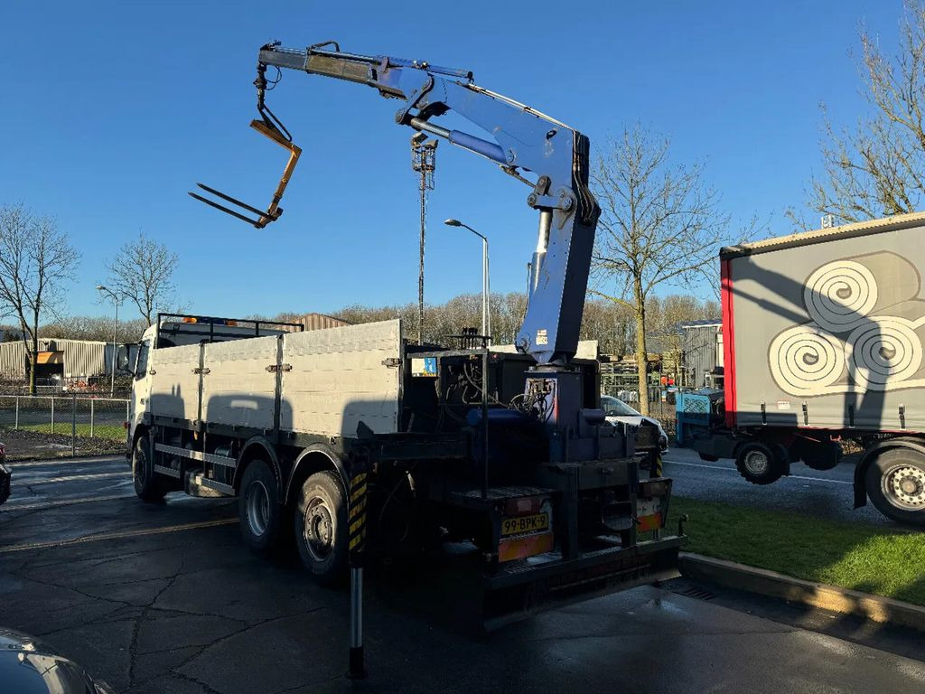 Camion plateau, Camion grue Volvo FM 340 6X2 EFFER 140 2S EURO 3: photos 6