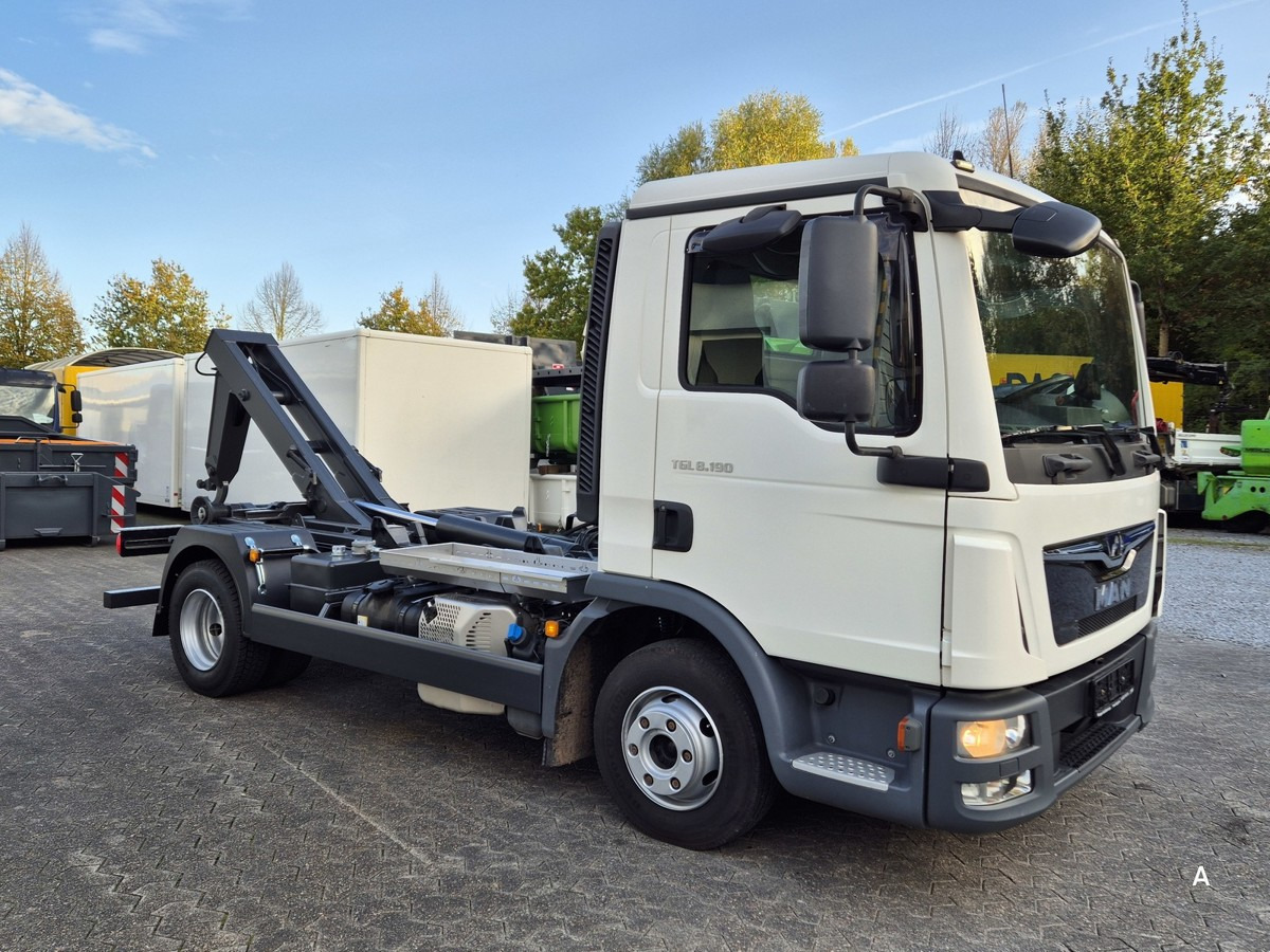 Camion ampliroll MAN TGL 8.190 BL City Abrollkipper Aut., 2 x AHK sof: photos 8