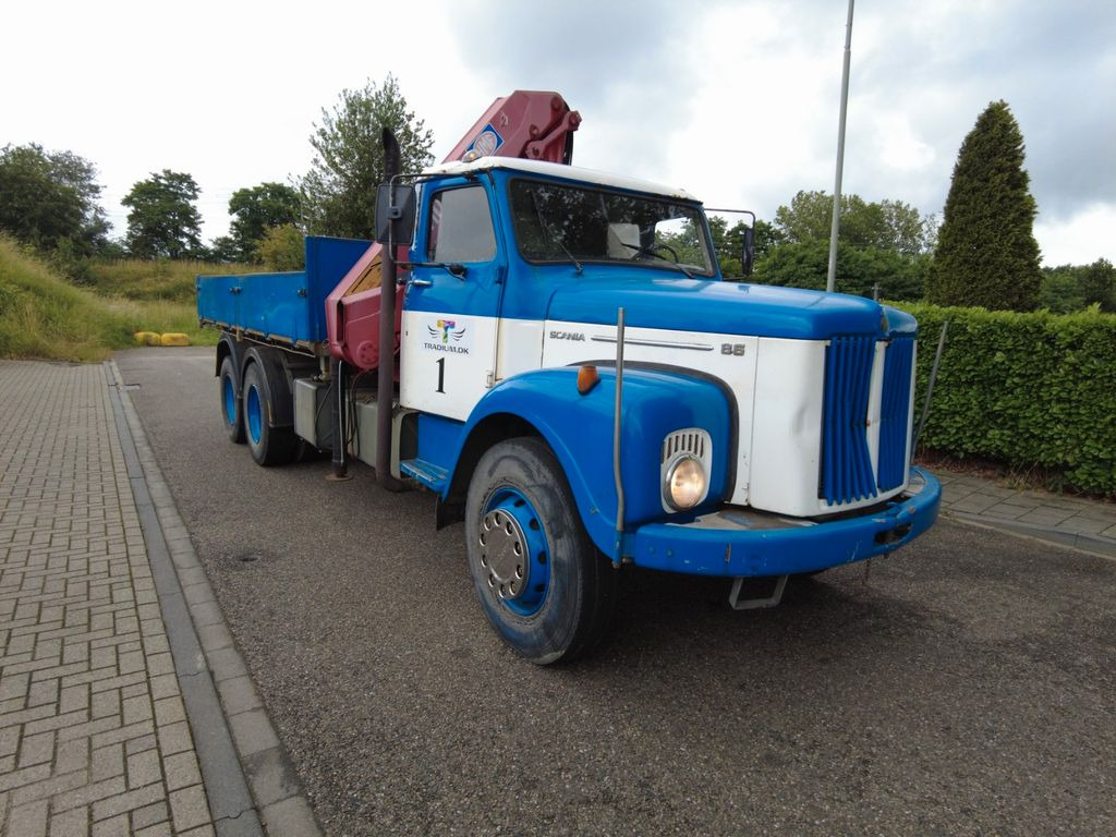 Camion grue, Camion plateau Scania 86 6x2: photos 13